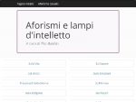 Aforismi e Lampi d’Intelletto